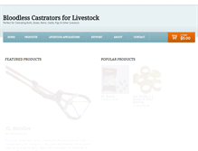 Tablet Screenshot of castrator.com